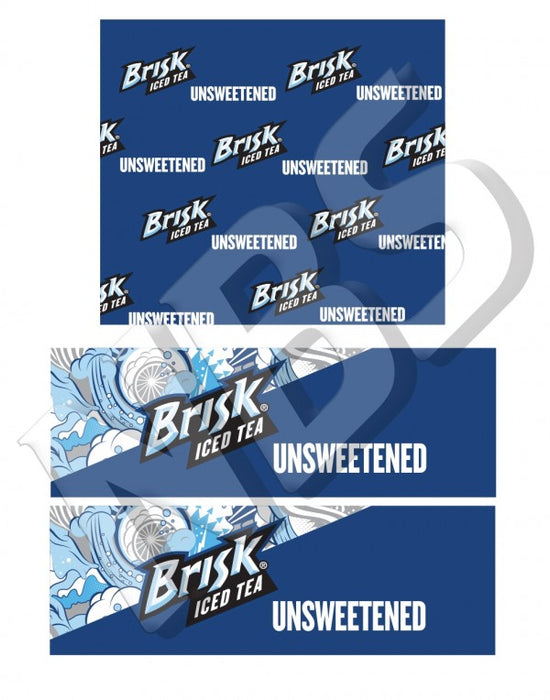 Lipton Brisk Unsweet Iced Tea BIB Marker