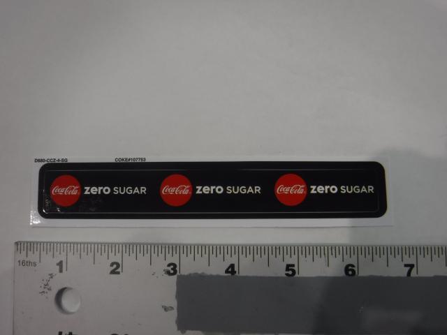 Coke Zero Syrup Line Marker