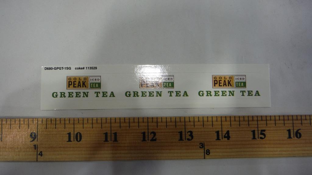 Gold Peak Green Tea Syrup Line Marker