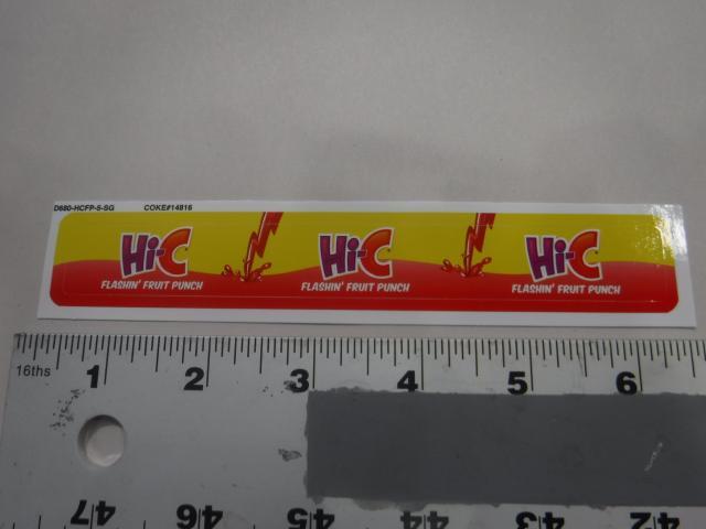 Hi-C Fruit Punch Syrup Line Marker