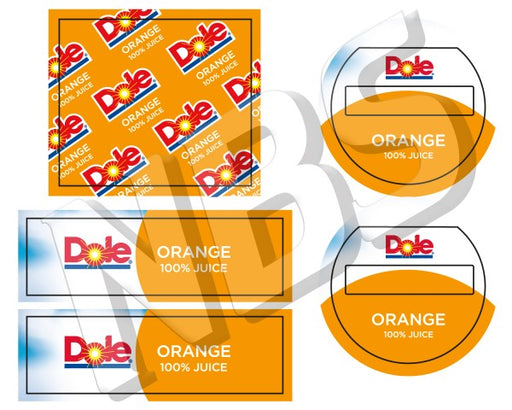 Dole Orange Juice Flojet BIB Marker