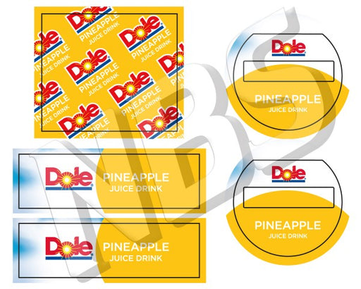 Dole Pineapple Juice Flojet BIB Marker