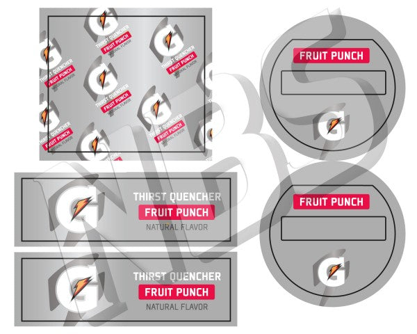 Gatorade Fruit Punch Flojet BIB Marker