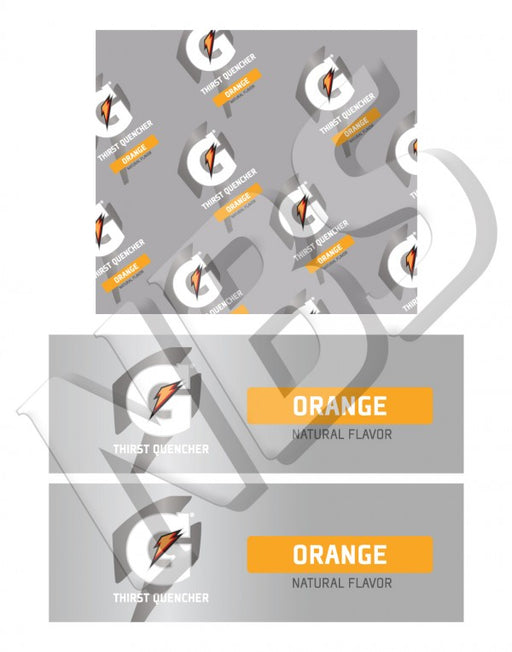 Gatorade Orange BIB Marker