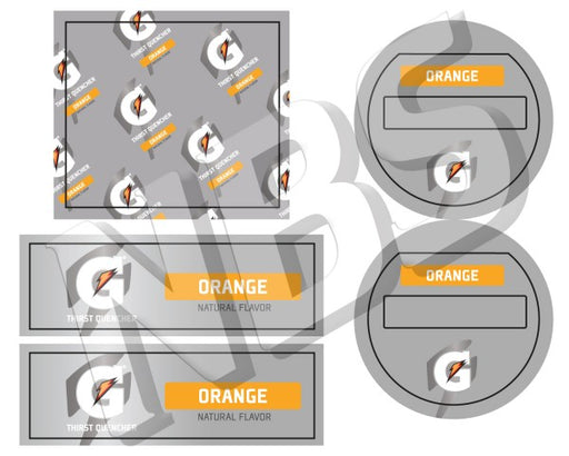Gatorade Orange Flojet BIB Marker