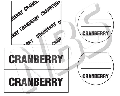 Generic Cranberry Flojet BIB Marker