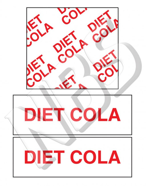 Generic Cola Diet BIB Marker