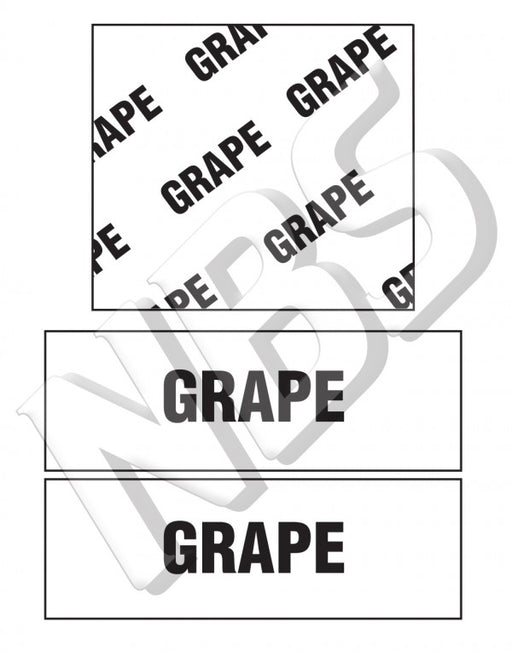 Generic Grape BIB Marker