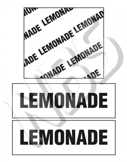 Generic Lemonade BIB Marker