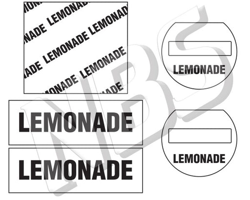 Generic Lemonade Flojet BIB Marker