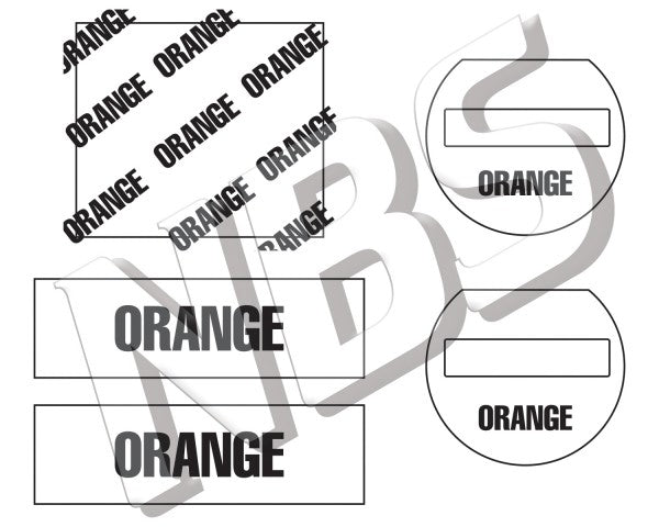 Generic Orange Flojet BIB Marker