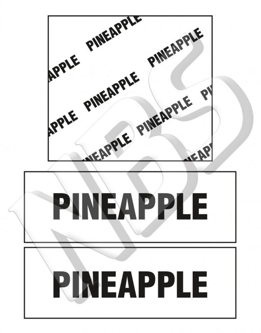 Generic Pineapple BIB Marker