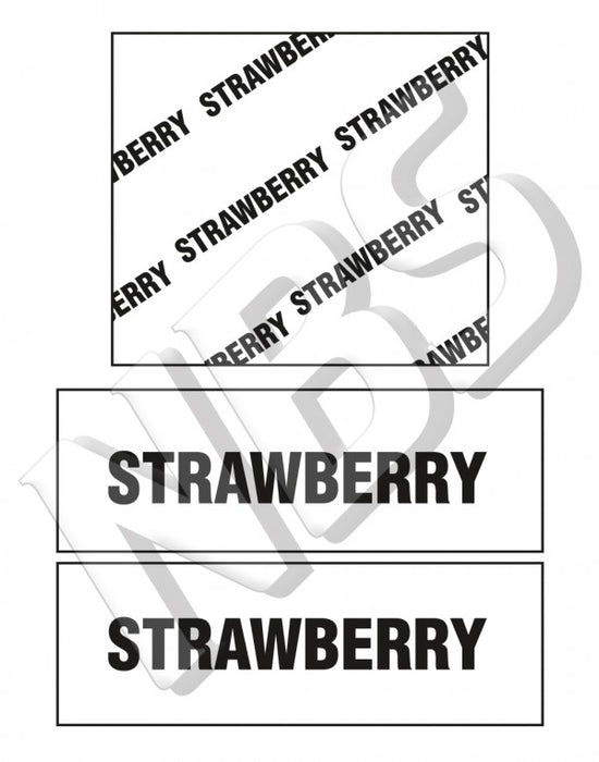 Generic Strawberry BIB Marker