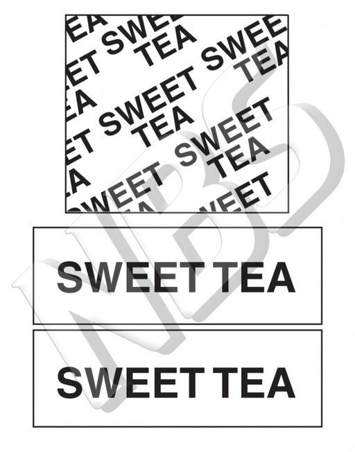 Generic Sweet Tea BIB Marker