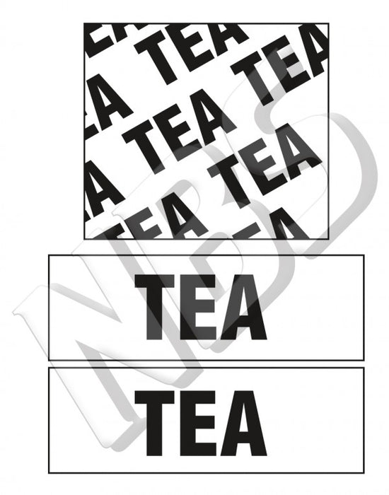 Generic Tea BIB Marker