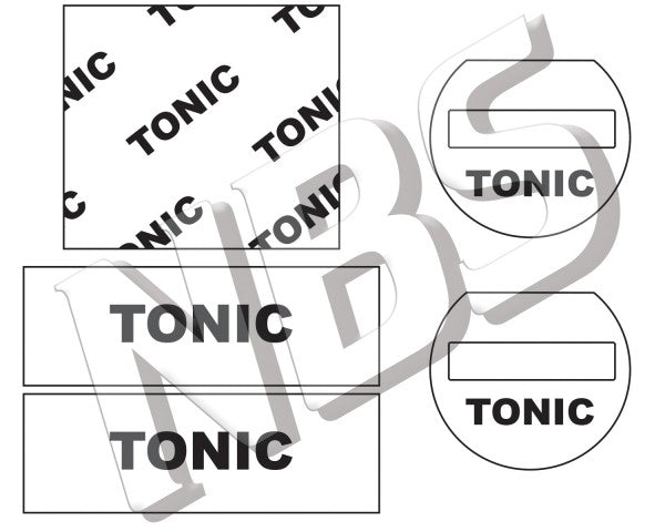 Generic Tonic Water Flojet BIB Marker