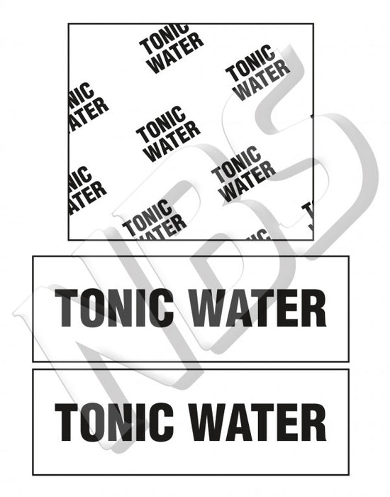 Generic Tonic Water BIB Marker