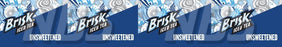 Lipton Brisk Unsweetened Iced Tea Syrup Line Marker