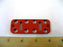 PLATE BUTTON RED 