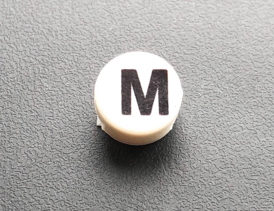 M Button Cap