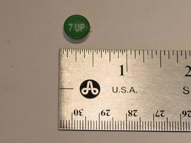 PH10-74-056: 7up Green Button Cap with White Letters