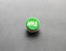 PH10-74-058: Apple Green Button Cap with White Letters