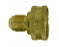 Brass 3/4 Female Garden Hose X 1/2 Male Flare Swivel, 30139, 50GHSV-8-12
