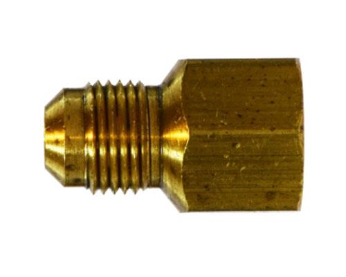 Brass 5/8 Male Flare X 3/8 Female Pipe Connector, E46F-10-6, 10243