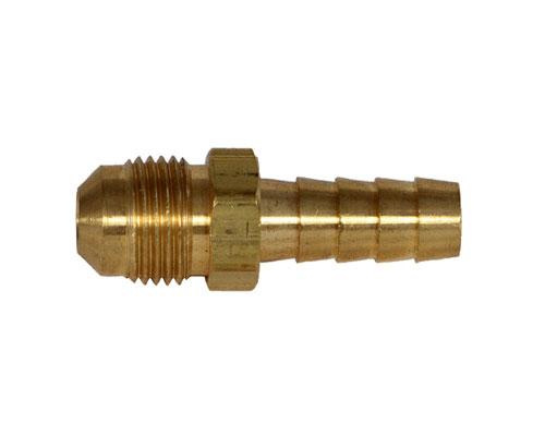 Brass 3/8 Barb X 3/8 MFL Adapter