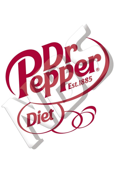 Diet Dr. Pepper UF1 Decal