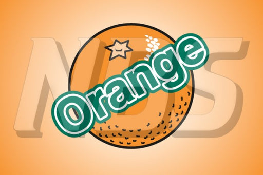 Generic Orange UF1 Back of Valve Decal