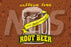 Generic Root Beer Old Fashioned Mug UF1 Back of Valve Decal