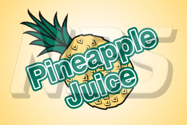 Generic Pineapple Juice UF1 Back of Valve Decal
